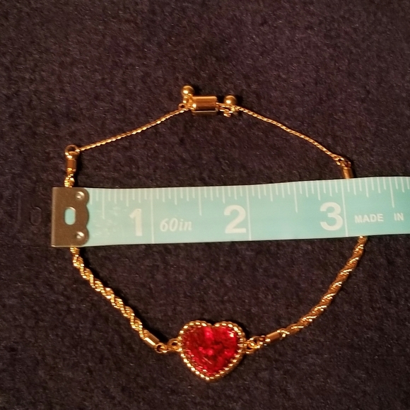 ITS Sense Heart Charm Rope Chain Bracelet - Picture 5 of 9